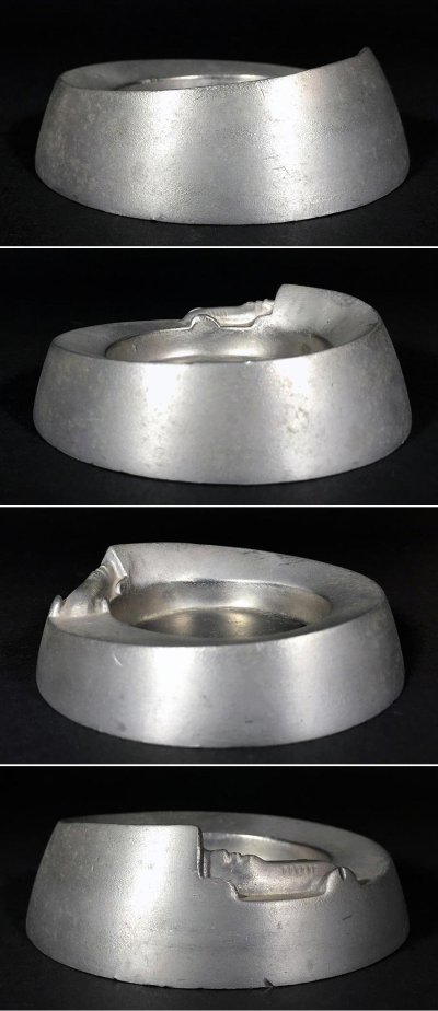 画像2: 1930's British "Racing Car" Cast Metal Ashtray