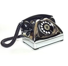 画像8: - 実働品 - 1940's U.S.ARMY Chromed Telephone　【BLACK × SILVER】 (8)