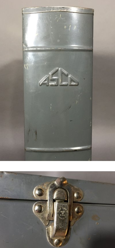 画像2: 1950-60's "ASCO N.Y." Steel File Box