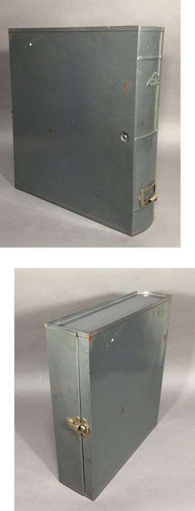 画像1: 1950-60's "ASCO N.Y." Steel File Box
