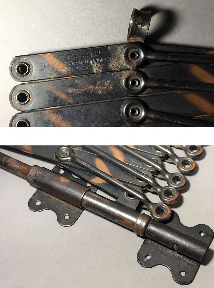 画像4: 1920's "EXTENSION" Steel Garment Hanger Rack (4)