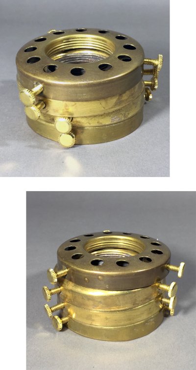 画像3: "Repro" Brass Shade fitters light fixture parts 【4個セット】