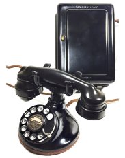 画像2: - 実働品 - 1920's  【Western Electric】Telephone with Ringer Box (2)