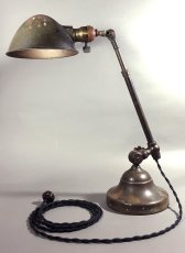 画像17: 1910-20's "O.C.White" Brass Telescopic Desk Lamp (17)