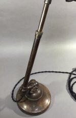 画像8: 1910-20's "O.C.White" Brass Telescopic Desk Lamp (8)