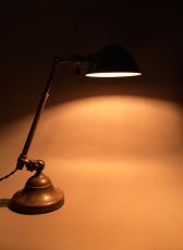 画像2: 1910-20's "O.C.White" Brass Telescopic Desk Lamp (2)