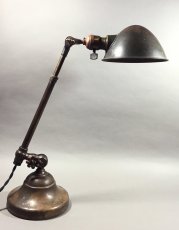 画像1: 1910-20's "O.C.White" Brass Telescopic Desk Lamp (1)