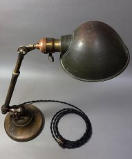 画像4: 1910-20's "O.C.White" Brass Telescopic Desk Lamp (4)