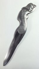 画像3: 1920-40's "Art Deco Nude Lady" Aluminum Letter Opener (3)