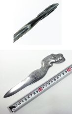 画像5: 1920-40's "Art Deco Nude Lady" Aluminum Letter Opener (5)