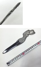 画像5: 1920-40's "Art Deco Nude Lady" Aluminum Letter Opener (5)