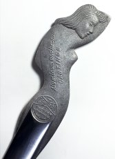 画像4: 1920-40's "Art Deco Nude Lady" Aluminum Letter Opener (4)