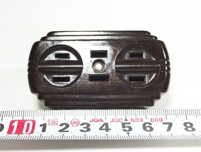 画像3: 1930-40's【EAGLE】Bakelite 3-Outlet "TRI-TAP"