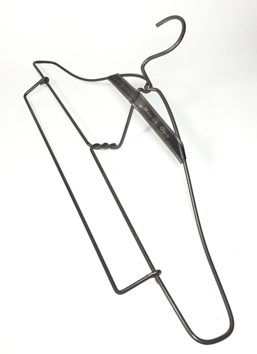 画像2: 1910-20's "Advertising Ribbon" Shirts & Pants Hanger  (2)