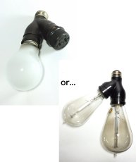 画像2: 1920-30’s 【G.E.M. Co.】Bakelite Socket Splitter + Plug Adapter (2)