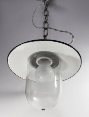 画像5: 1930's German Deco "B-Z" Pendant Light【Smoky Blue】 (5)