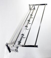 画像2: 1920-40's German Art Deco Aluminum Shelf (2)