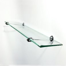 画像2: 1940's Bathroom Glass Shelf (2)