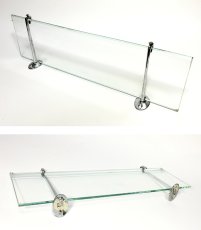 画像4: 1940's Bathroom Glass Shelf (4)