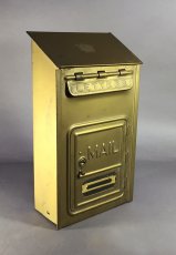 画像2: 1920-30's "CORBIN LOCK CO." Brass Wall Mount Mail Box【Mint Condition】 (2)