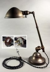 画像13: 1910-20's "O.C.White" Brass Telescopic Desk Lamp (13)