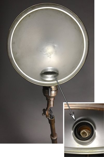 画像2: 1910-20's "O.C.White" Brass Telescopic Desk Lamp