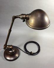 画像4: 1910-20's "O.C.White" Brass Telescopic Desk Lamp (4)