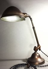 画像14: 1910-20's "O.C.White" Brass Telescopic Desk Lamp (14)