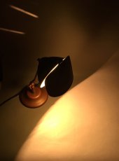 画像4: 1910-20's "LYHNE" Copper-Tone Desk Lamp (4)