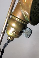 画像15: 1910's "LYHNE" Brass Desk Lamp (15)