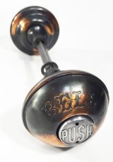 画像14: ☆BELL☆PUSH☆  1900's "COMBINATION" Door Knob ＆ BELL   【Complete】 (14)