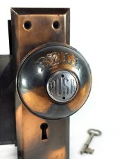 画像2: ☆BELL☆PUSH☆  1900's "COMBINATION" Door Knob ＆ BELL   【Complete】 (2)