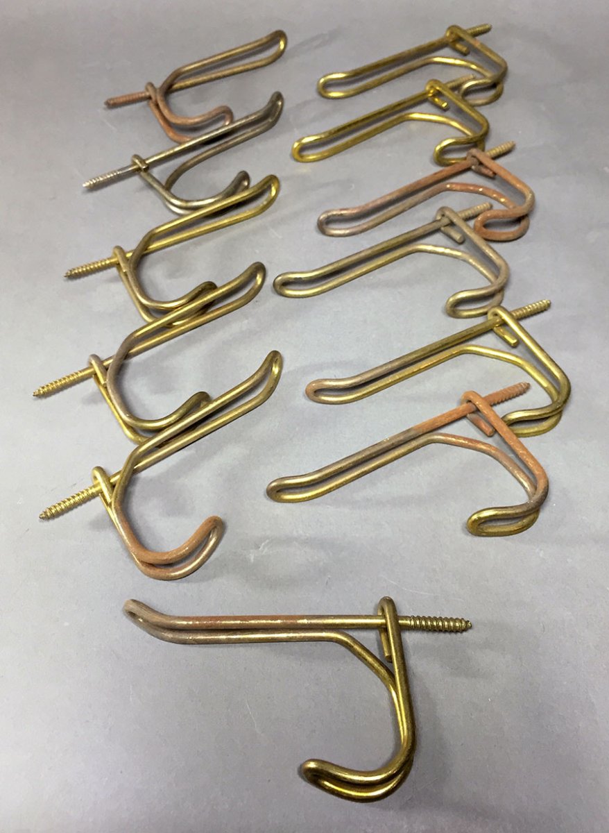 画像1: Steel Twisted Wire Hooks【12本set】  (1)