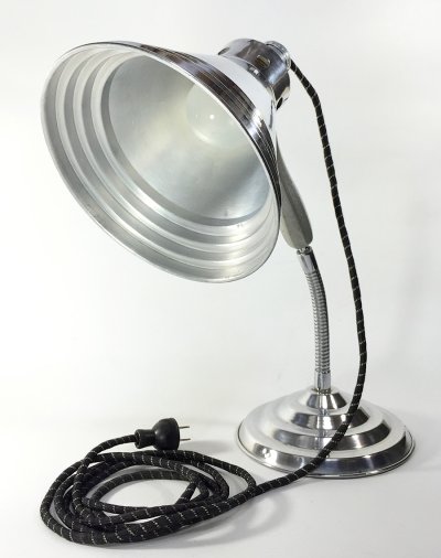 画像1: 1940's "Ziggurat"  Art Deco 2-Way Desk Lamp