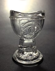 画像3: 1930's　"め"　Eye Wash Glass Cup (3)