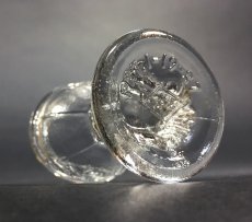 画像5: 1930's　"め"　Eye Wash Glass Cup (5)