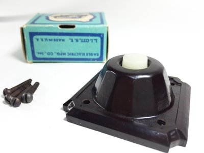 画像1: 1930-40's Bakelite Bell Switch【DEAD-STOCK】