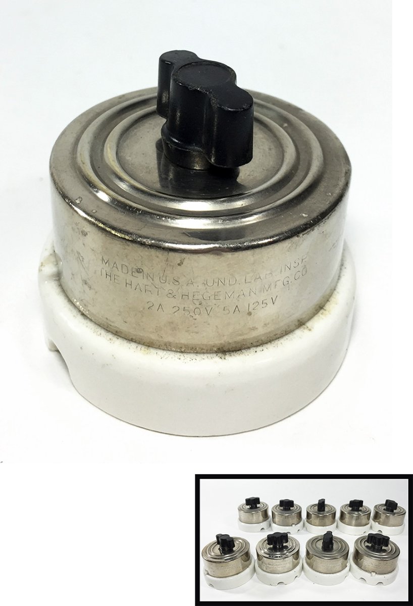 画像1: 【H&H Co.】1910-20's Rotary Switch -＊ラスト一個＊- (1)