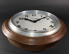 画像9: 1910-20's "BRILLIE" French Wooden Wall Clock (9)