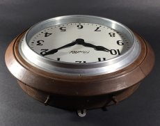 画像11: 1910-20's "BRILLIE" French Wooden Wall Clock (11)