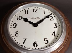 画像6: 1910-20's "BRILLIE" French Wooden Wall Clock (6)