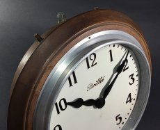 画像3: 1910-20's "BRILLIE" French Wooden Wall Clock (3)