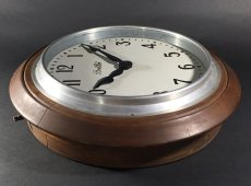 画像13: 1910-20's "BRILLIE" French Wooden Wall Clock (13)