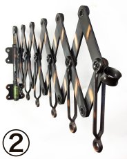 画像11: 1920's "EXTENSION" Steel Garment Hanger Rack 【超・Mint Condition】3台セット (11)