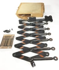 画像13: 1920's "EXTENSION" Steel Garment Hanger Rack 【超・Mint Condition】3台セット (13)