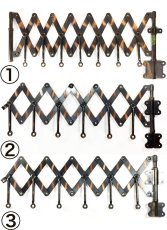 画像4: 1920's "EXTENSION" Steel Garment Hanger Rack 【超・Mint Condition】3台セット (4)