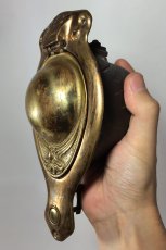 画像16: 1900-20's Oddball Cast Brass "Pop-up" Light (16)
