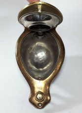 画像13: 1900-20's Oddball Cast Brass "Pop-up" Light (13)