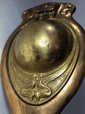 画像7: 1900-20's Oddball Cast Brass "Pop-up" Light (7)