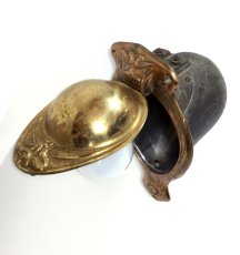画像12: 1900-20's Oddball Cast Brass "Pop-up" Light (12)